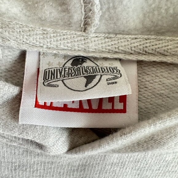 Universal Studios Captain America Marvel Pullover‎ Hoodie Size Medium Sweatshirt - Picture 5 of 9